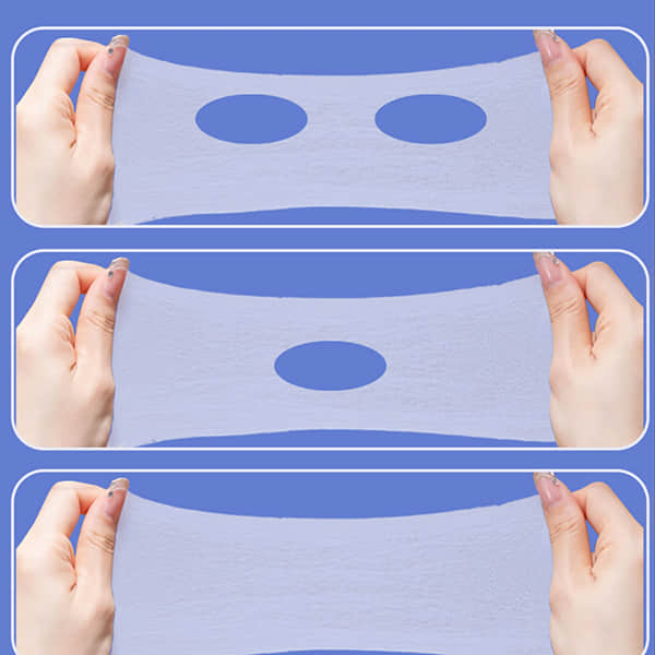 Stretchable wet compress cotton