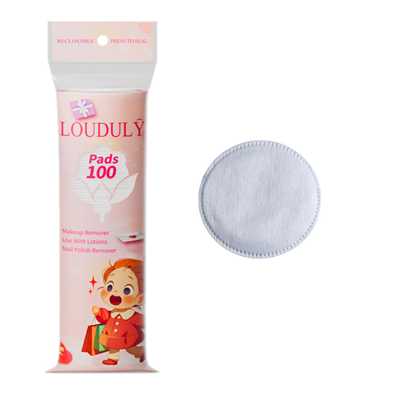LD802 Round cotton makeup pad 