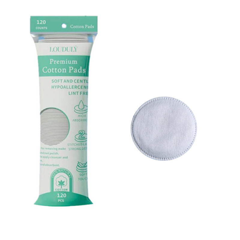 LD812 Round cotton makeup pad 