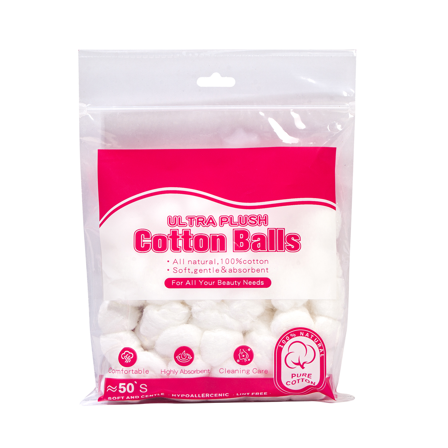 LD825 Cotton ball English packaging