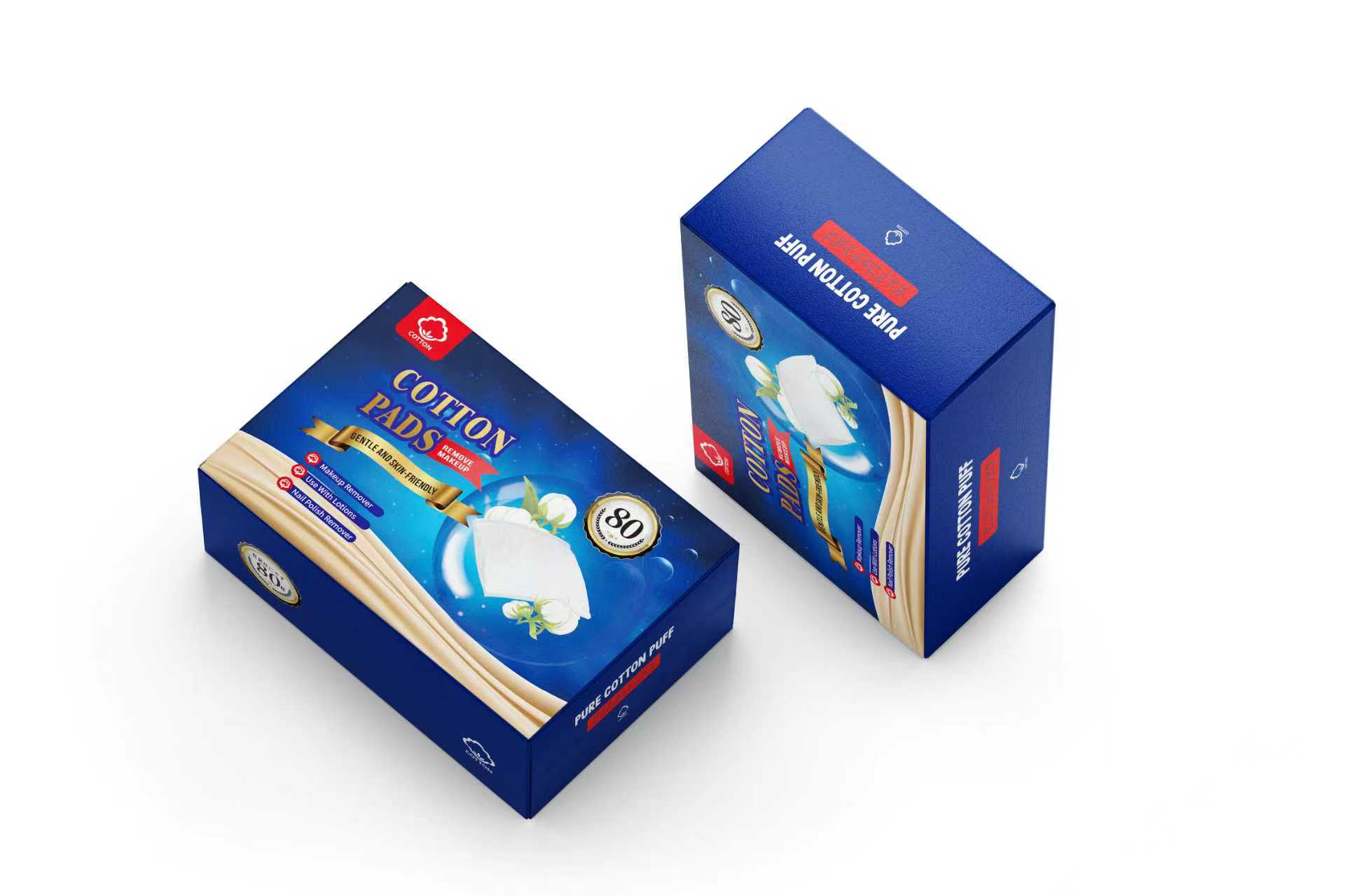 LD830 Square-shaped cosmetic cotton pads 