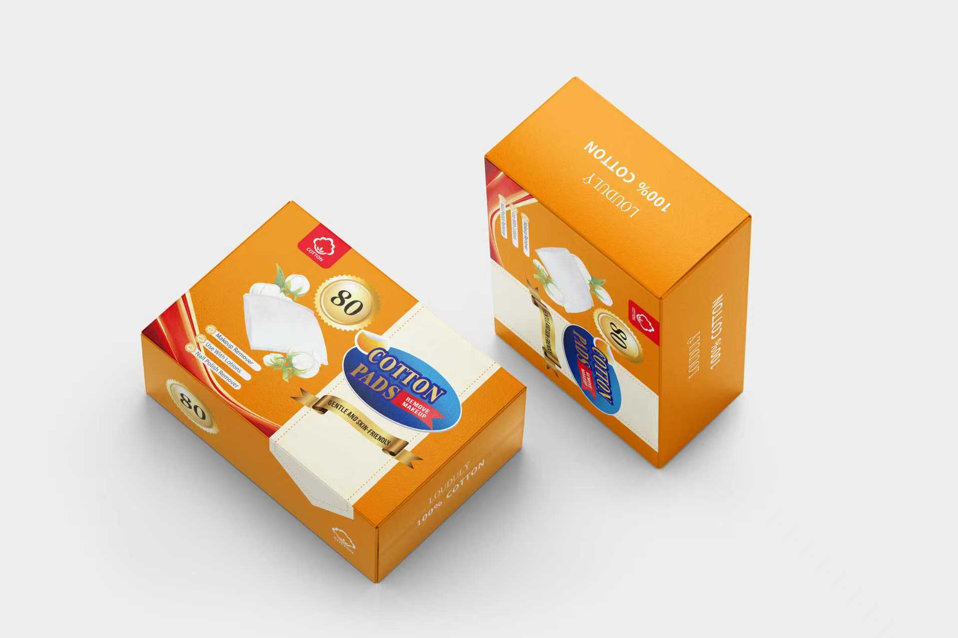 LD 831 Square-shaped cosmetic cotton pads