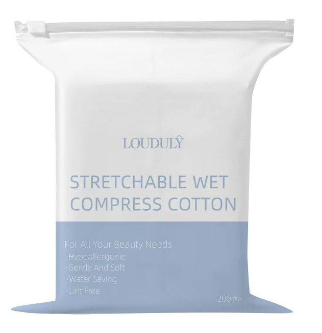 LD799 Stretchable Wet Compress Cotton English Packaging